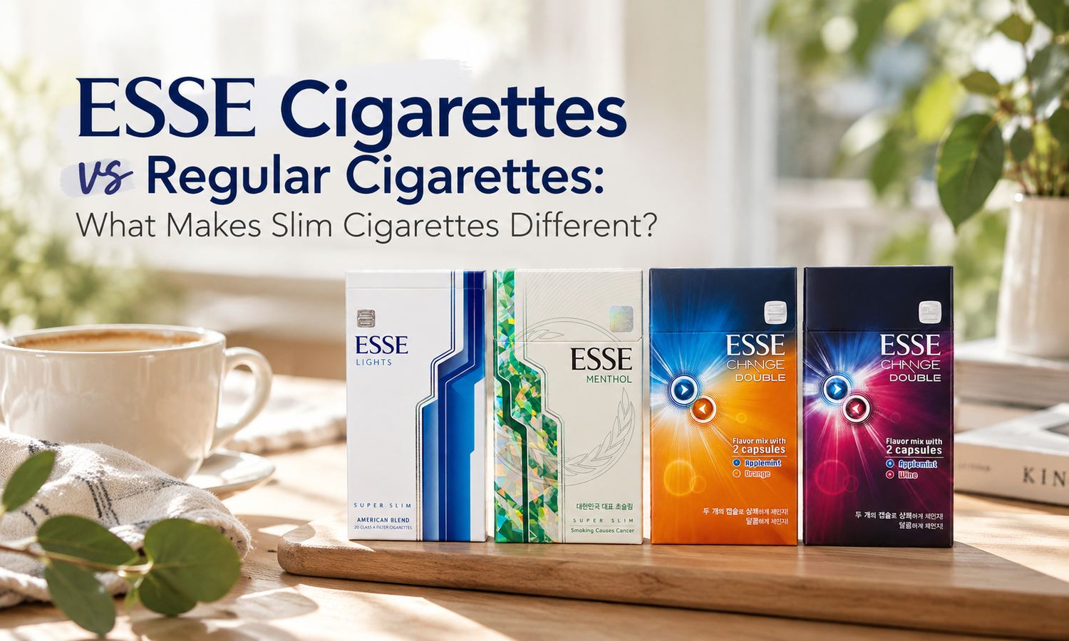ESSE Cigarettes vs Regular Cigarettes